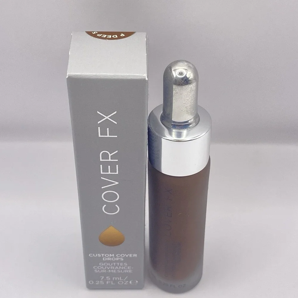 Cover FX Custom Cover Drops ~ P Deep 5 ~ 7.5 ml / 0.25 oz ~ BNIB